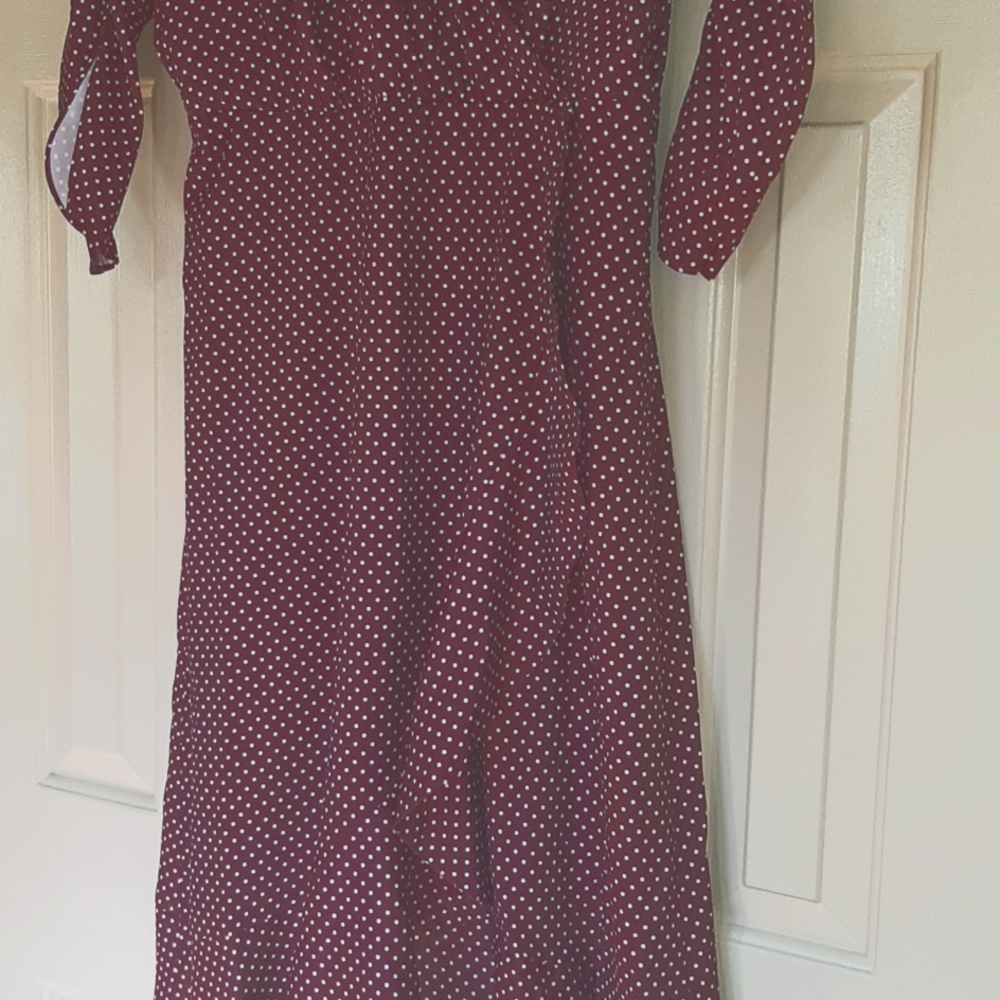NWT Mulberry Dot Pattern Dress - Picture 7 of 10
